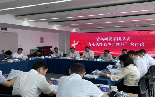 城發(fā)集團：召開“當龍頭作表率開新局”大討論專題會議